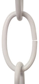 RCH Hardware Steel Standard Link Chandelier Chain, 10', White, U38