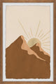 "Sunrise in Twin Peaks" Framed Painting Print, 8x12