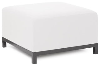 Seascape Axis Ottoman Slipcover, Natural