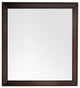 Bristol 44" Rectangular Mirror, Burnished Mahogany