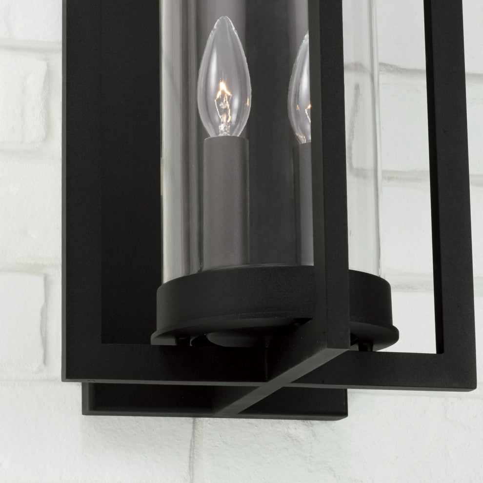 Capital Lighting 948221 Kent 2 Light 20" Tall Wall Sconce - Black