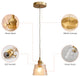Gold brass pendant light Kitchen Glass Island Light Retro Dinning Room Light