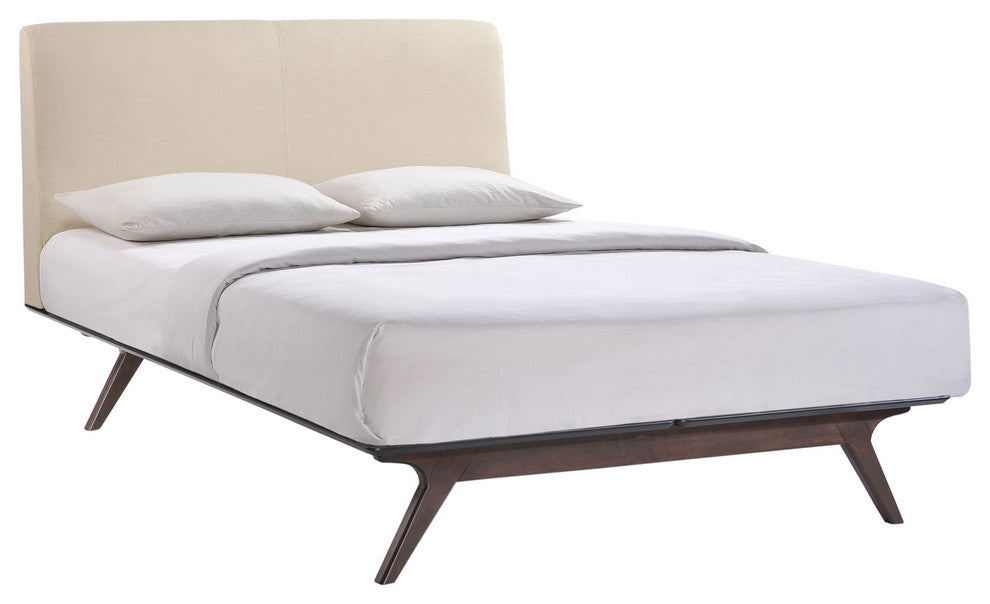 Modway Tracy 5 Piece Queen Bedroom Set, Cappuccino Beige