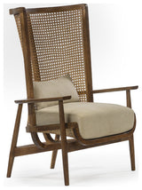 Wingman Cane Accent Chair