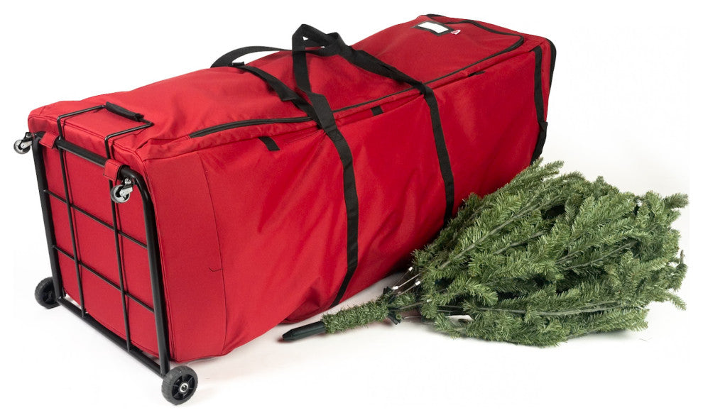 Artificial Christmas Tree Storage Bag with Wheels (7-12 ft. Trees)