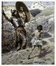 "David Slings The Stone" Digital Paper Print by James Tissot, 27"x32"