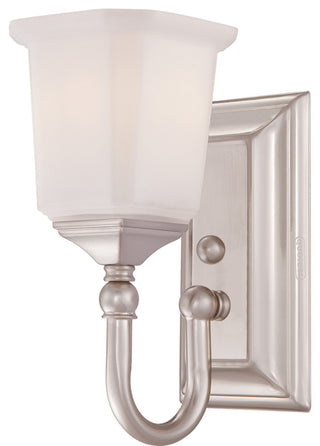 Quoizel NL8601 Nicholas 1 Light 10" Tall Bathroom Sconce - Brushed Nickel