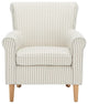 Safavieh Hazina Chair, Beige Stripe
