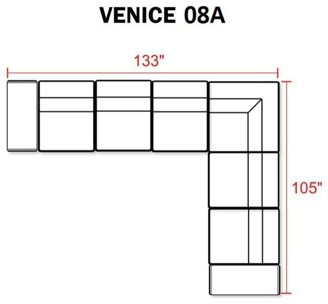 Venice 8 Piece Outdoor Wicker Patio Furniture Set 08a