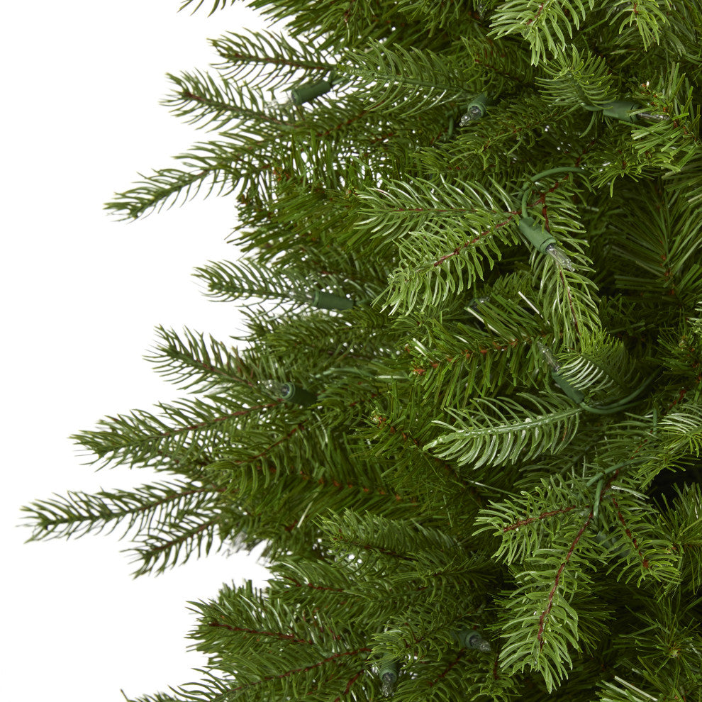 6' Vienna Fir Faux Xmas Tree With 400 Warm White Lights & 843 Bendable Branches