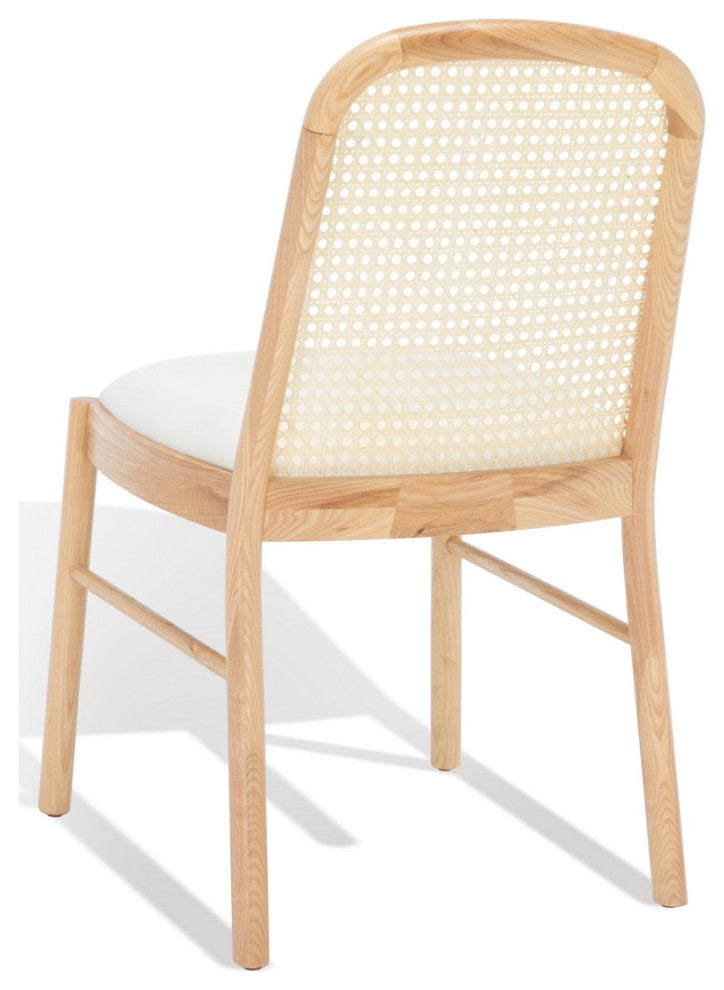 Safavieh Couture Annmarie Rattan Back Dining Chair, Natural