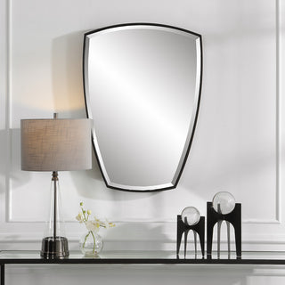 Uttermost 09892 Crest Curved Iron Mirror