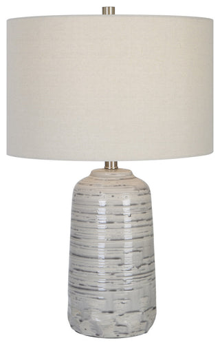 Uttermost Cyclone Ivory Table Lamp