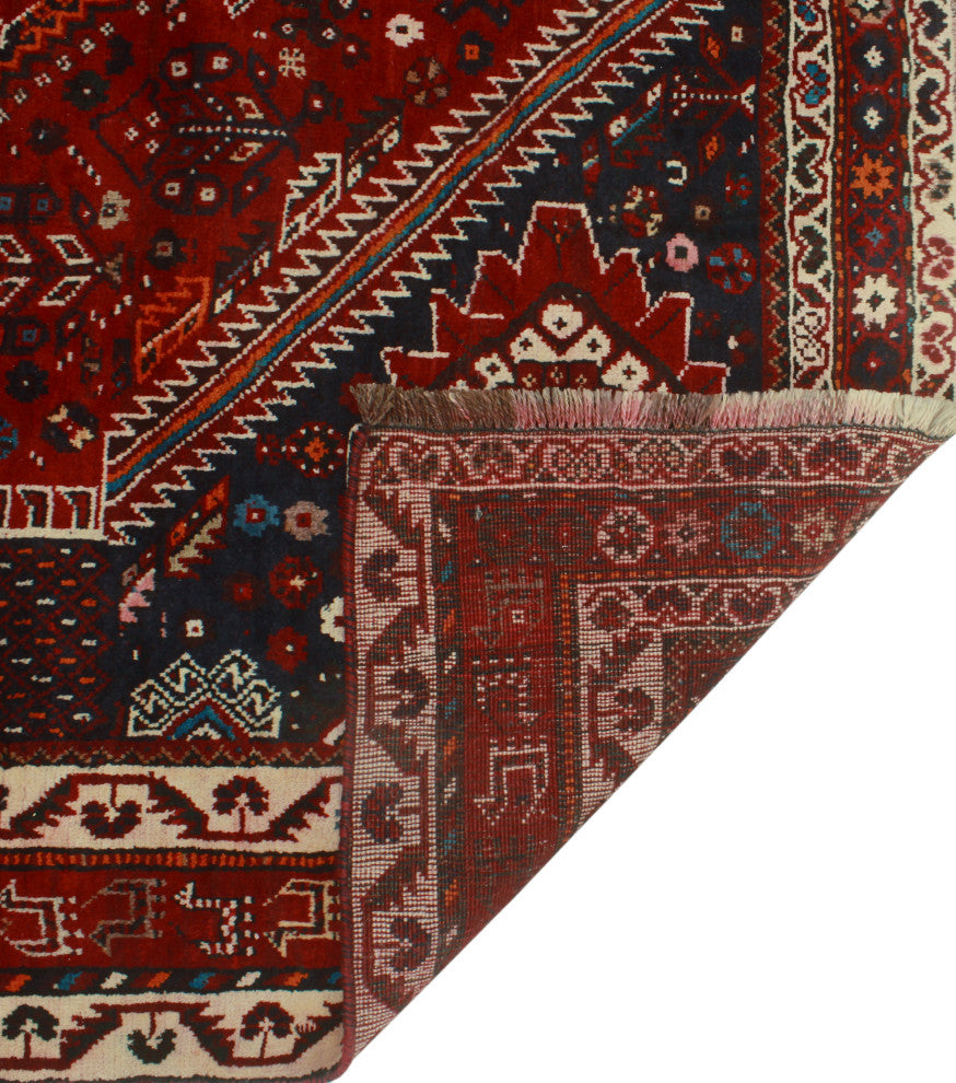 Fine Vintage Distressed Jarrett Red Rug