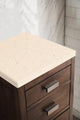 Addison 15"  Base Cabinet, Mid Century Acacia, 3CM Eternal Marfil Quartz Top