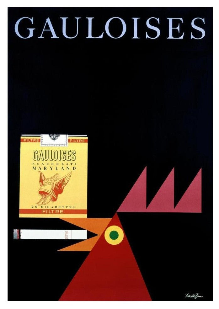 "Gauloises" Digital Paper Print by Donald Brun, 23"x32"
