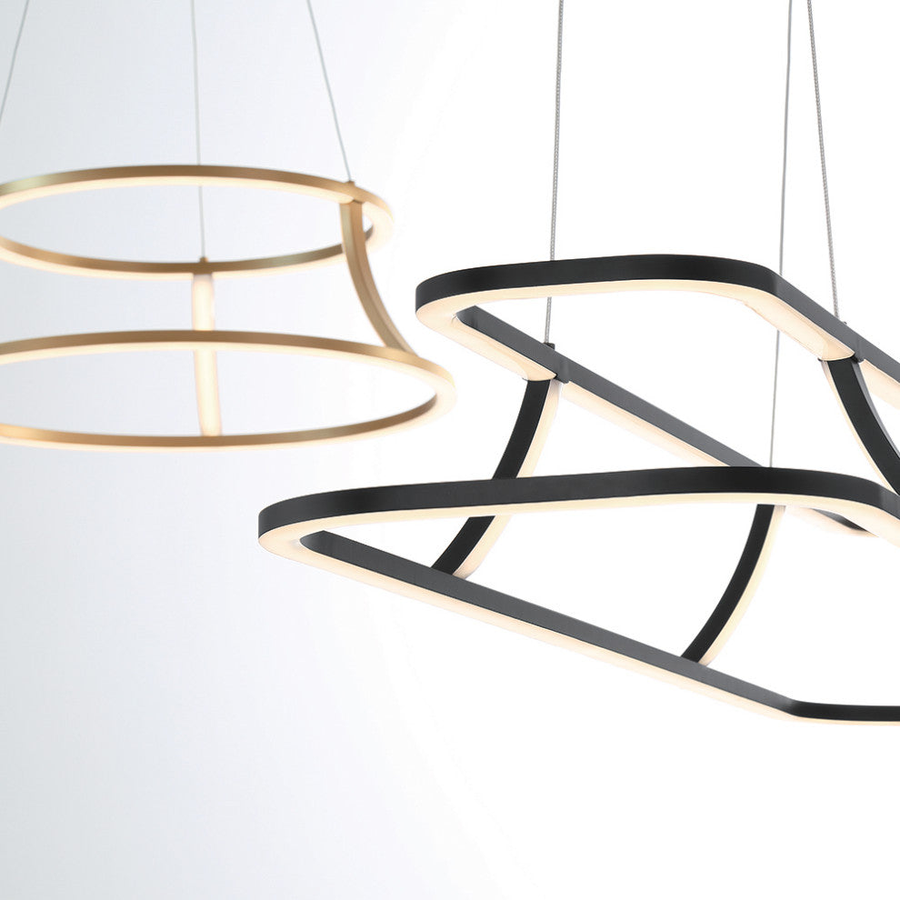 Cadoux 1-Light Chandelier, Gold