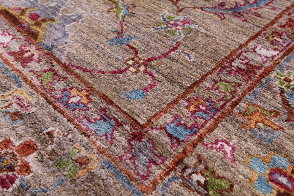5' 10" X 7' 9" Persian Tabriz Hand Knotted Wool Rug Q7737