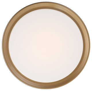 Access Lighting 49970LEDD-ACR Malaga 16"W LED Flush Mount Drum - Matte Black