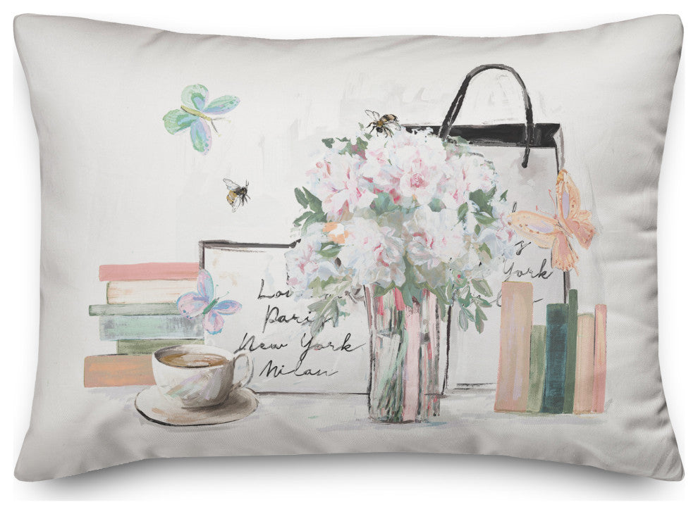 Fashion Still Life 14"x20" Spun Poly Pillow