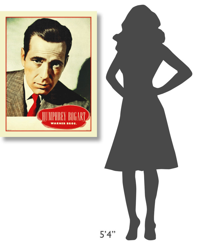 "Bogart" Stretched Canvas Giclee by Hollywood Photo Archive, 28x36"