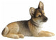 German Shepard Pup Lying With Head Tilted To the Right