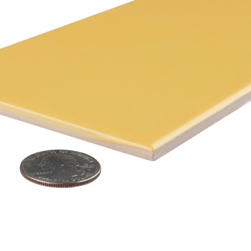 Projectos Sunflower Yellow Ceramic Floor and Wall Tile