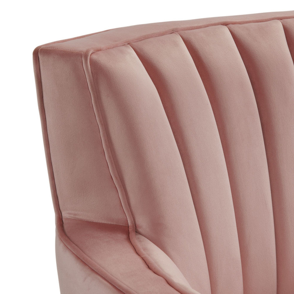 Picket House Furnishings Lawson Swivel Chair, Blush