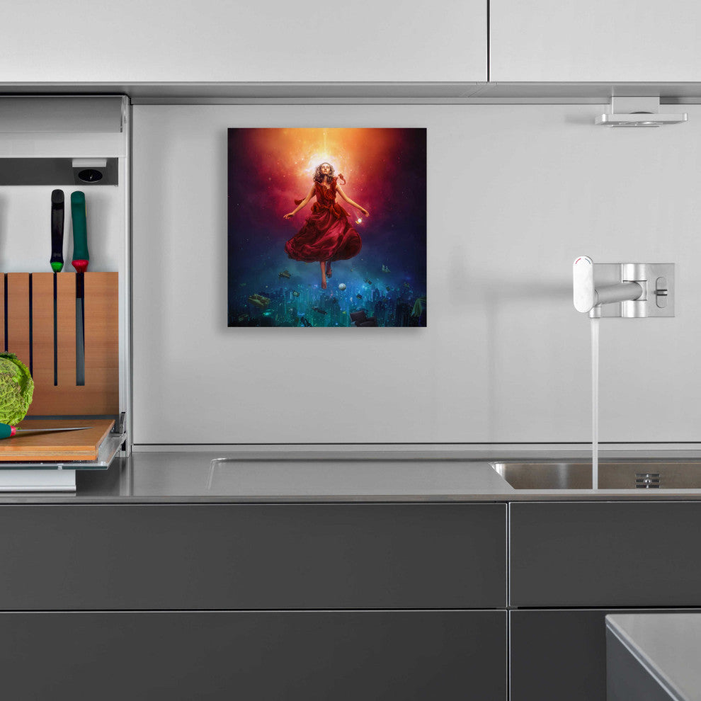 Epic Art 'Elevate' by Mario Sanchez Nevado, Acrylic Glass Wall Art, 12"x12"