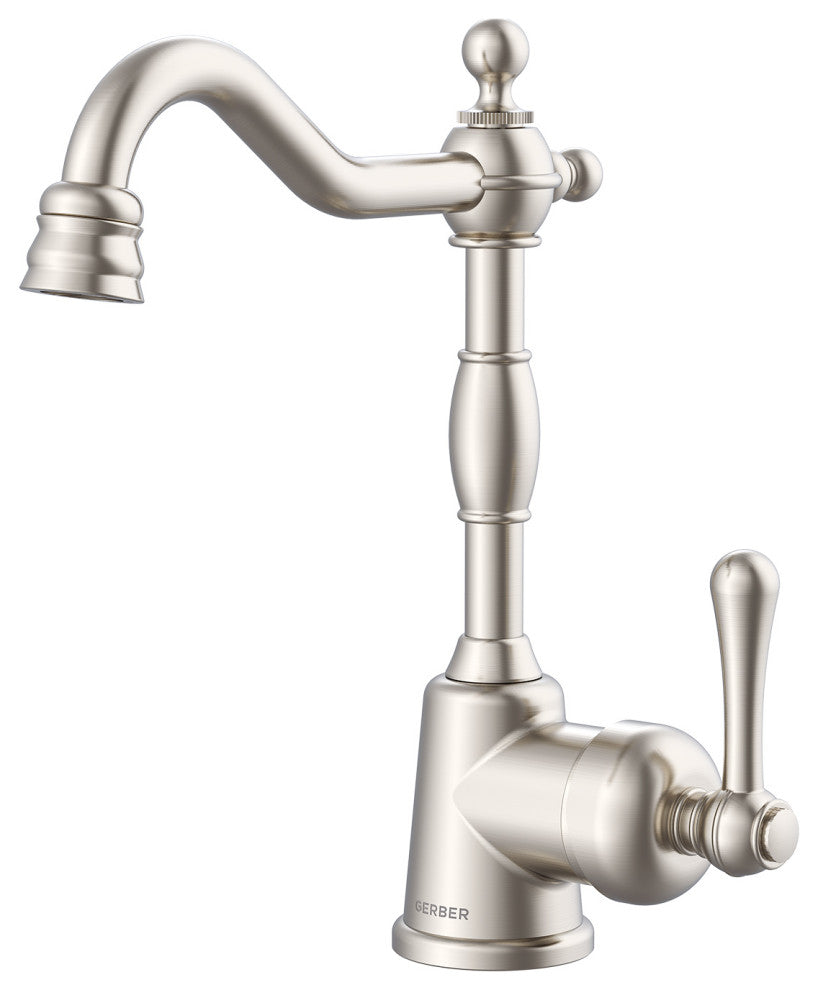 Opulence Single Handle Bar Faucet, Stainless Steel