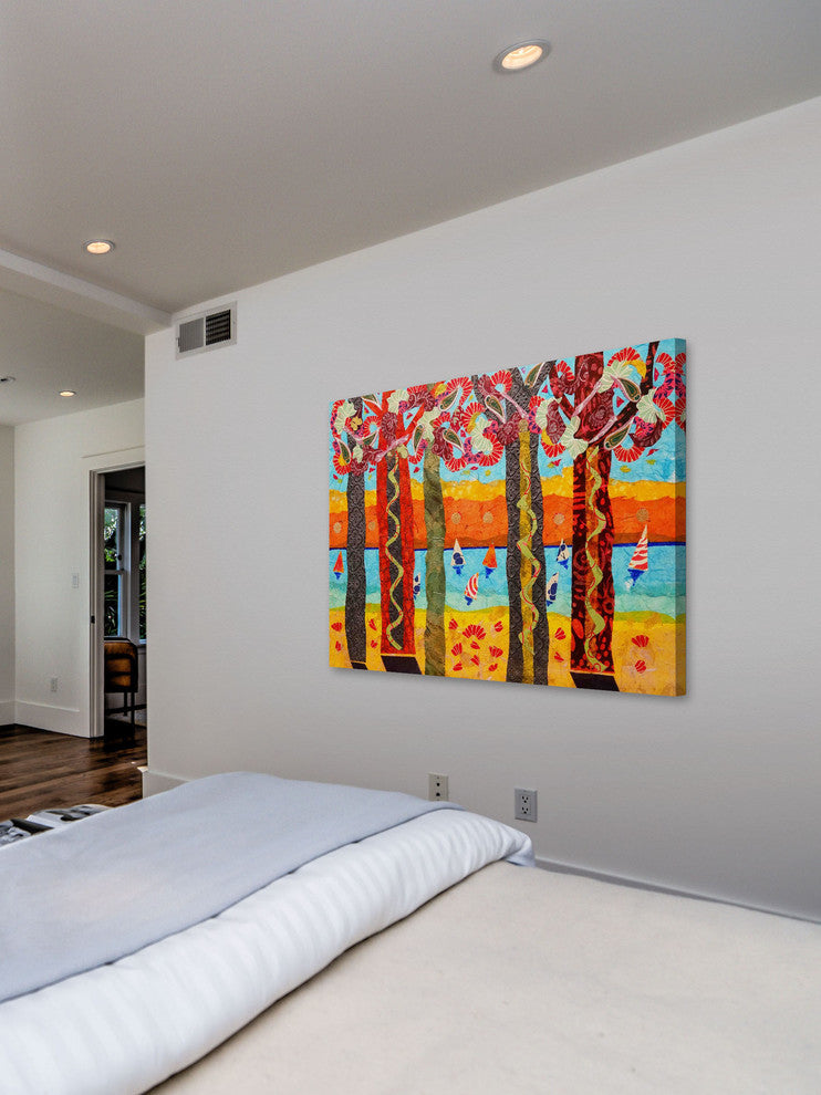 "Idyllic Series 3" Painting Print on Canvas by Lisa Mee