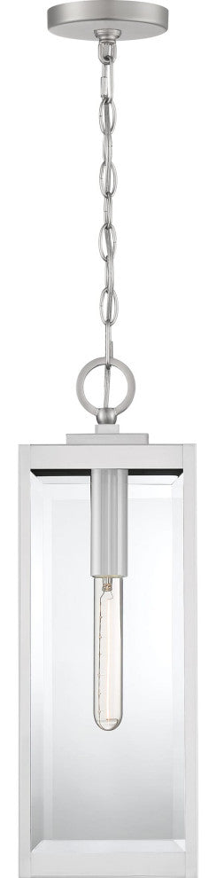 Westover 1-Light Outdoor Lantern, Stainless Steel