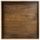 Square Black Walnut Solid Wood Tray Ottoman Tray, 24inch