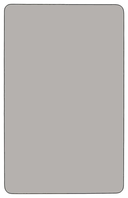 30''Wx60''L Gray Hp Laminate Activity Table-Adjustable Legs