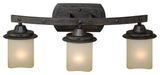 Vaxcel Lighting W0147 Halifax 3 Light Vanity Light - Black Walnut