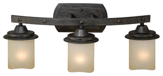 Vaxcel Lighting W0147 Halifax 3 Light Vanity Light - Black Walnut