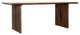 Raven 83" Wide Mango Dining Table, Brown