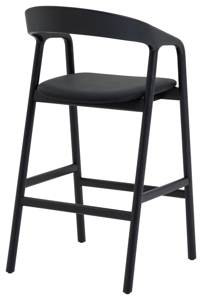 Apache Black Oak Wood and Faux Leather