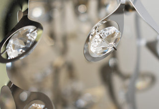 Maxim 24206 Comet 7 Light 35" Crystal Linear Chandelier - Polished Chrome