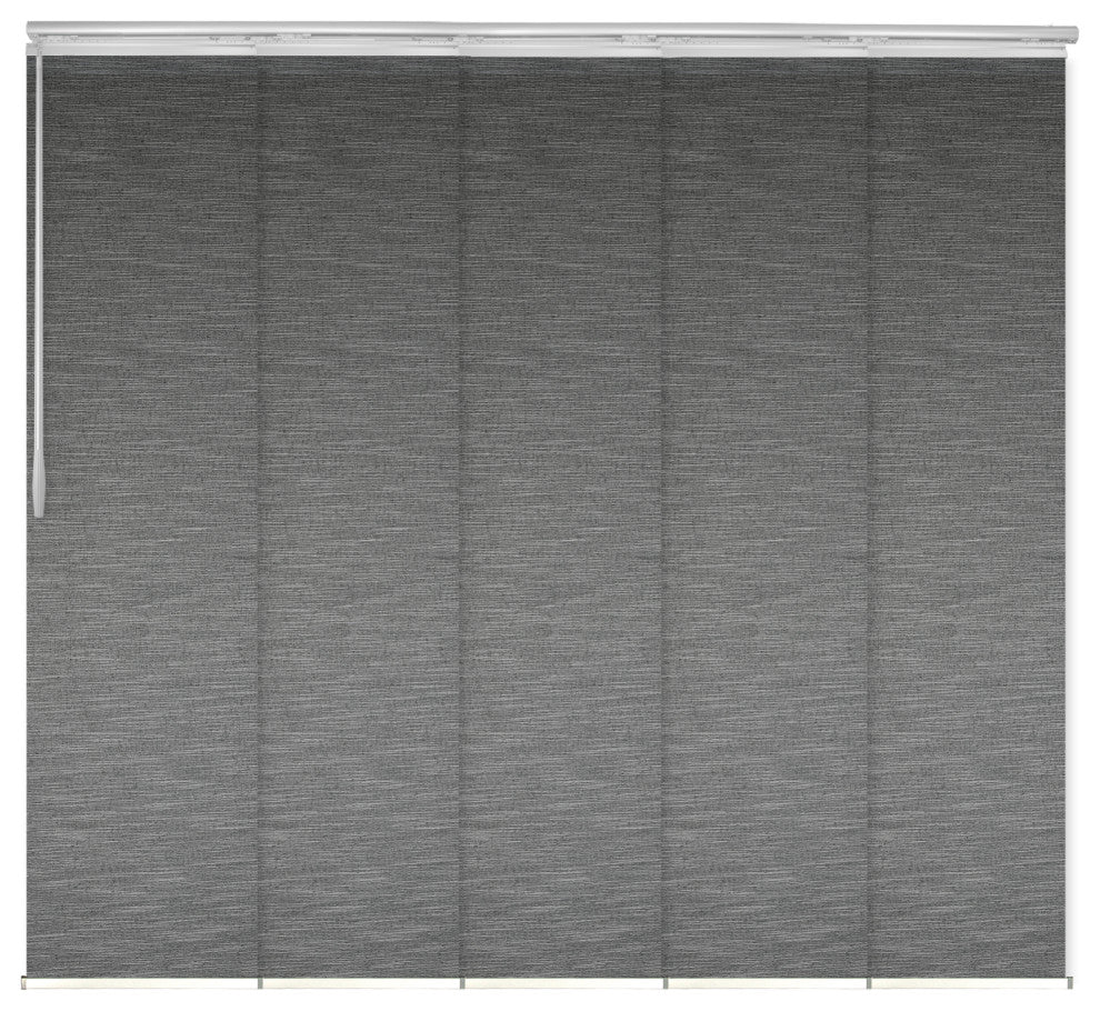 Talha 5-Panel Track Extendable Vertical Blinds 58-110"W