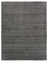 Jaipur Living Origin Knotted Solid Area Rug, Dark Gray, 8'x10'