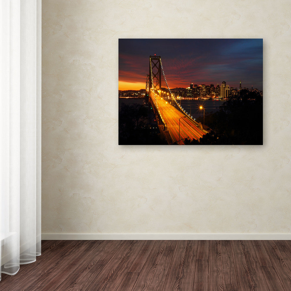 'Bay Bridge' Canvas Art by Pierre Leclerc
