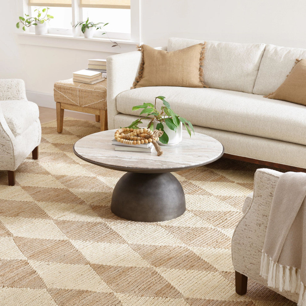 Mark D. Sikes x Dash & Albert Harwich Natural Jute Rug, Natural, 2'6" x 8'