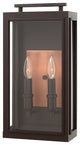 Hinkley Sutcliffe Medium Wall Mount Lantern, Oil Rubbed Bronze