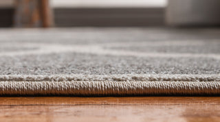 Rug Unique Loom Trellis Gray Rectangular 5' 0 x 8' 0