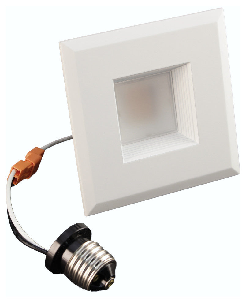 DQR Series 3 in. White Square LED Recessed Downlight in 3000K