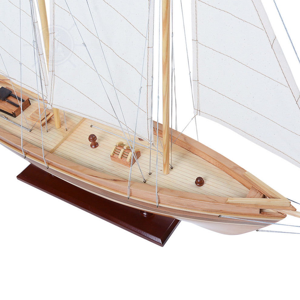 America Wooden model sailing boat
