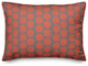 Red Floral Pattern Throw Pillow