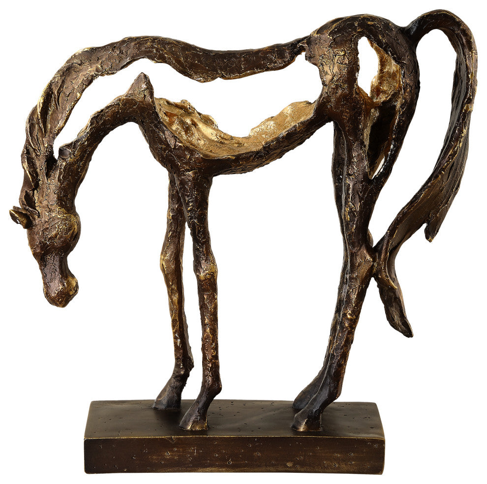 Uttermost Openly Grazing Horse Sculpture