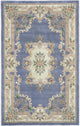 New Aubusson, Light Blue, 5'x8'